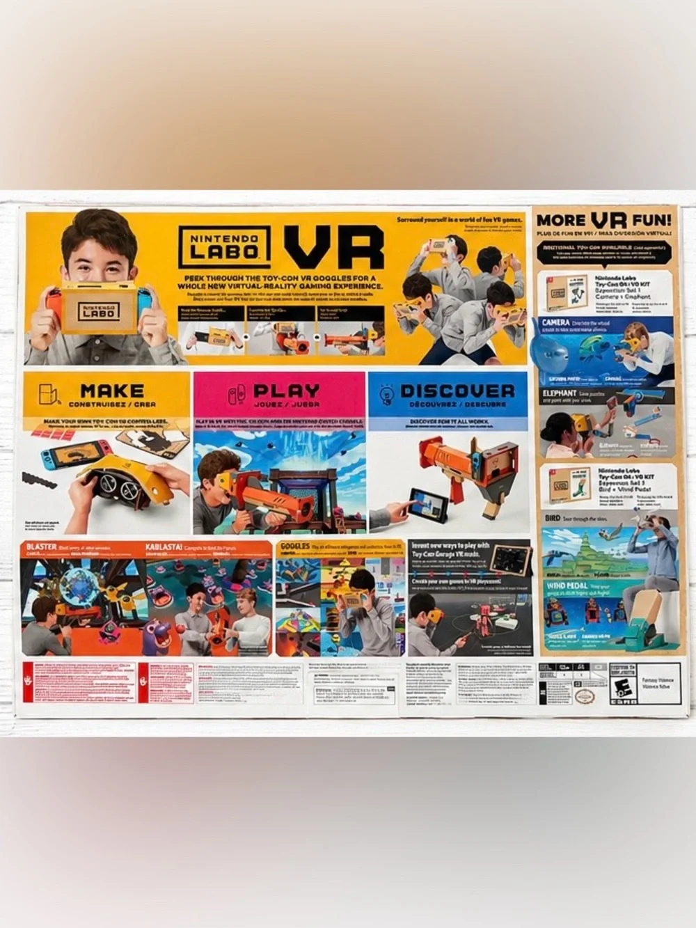 Nintendo Labo VR Kit Starter Set + Blaster Toy-Con 04 for Nintendo Switch